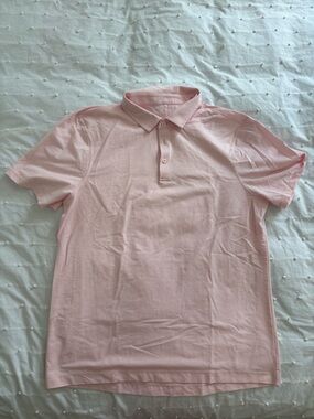 Men's Lululemon pink polo
